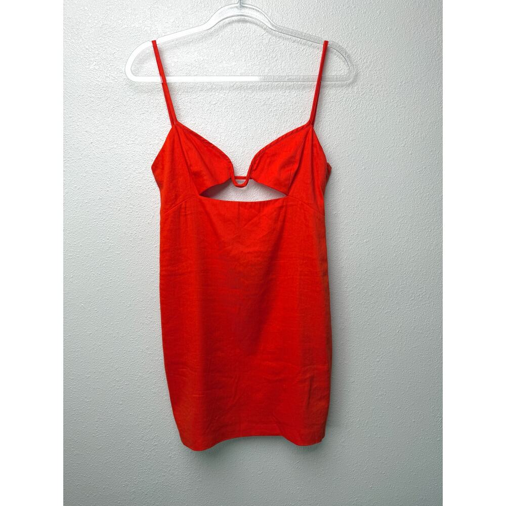 GAUGE81 Orange Red Cutout Mini Dress Women S - Picture 4 of 15